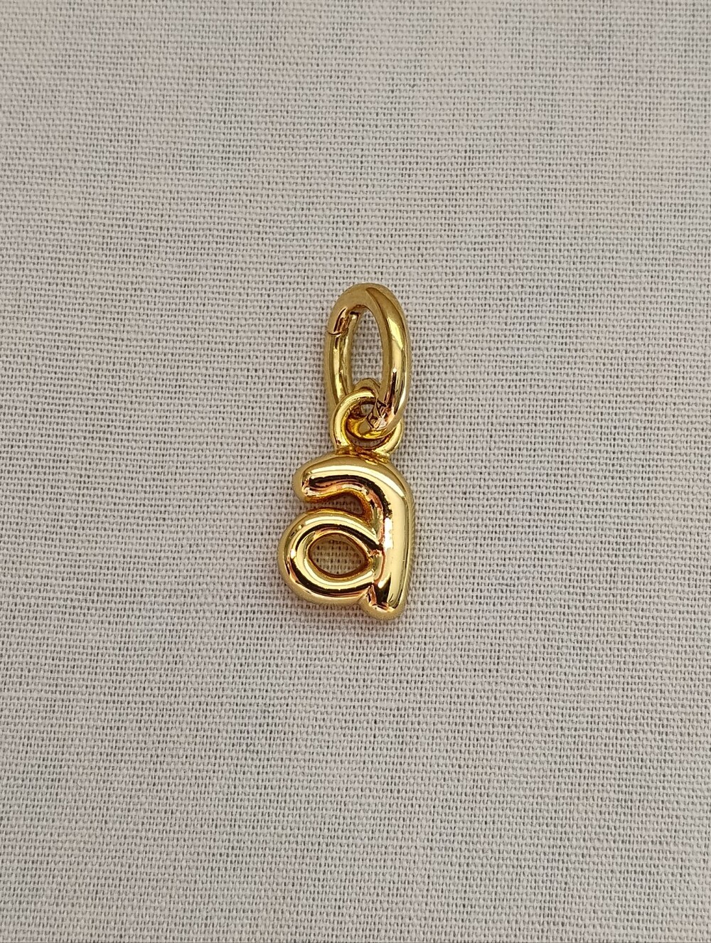 Roxanne Assoulin The Itsy Bitsy Puffy Initial Charm "a"